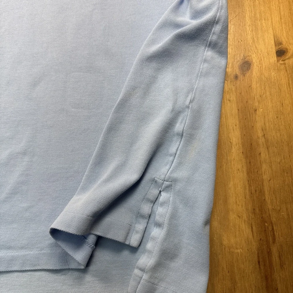Polo Ralph Lauren Men's Short Sleeve Pique Polo Shirt Mens XL Light Blue Casual - Picture 7 of 11